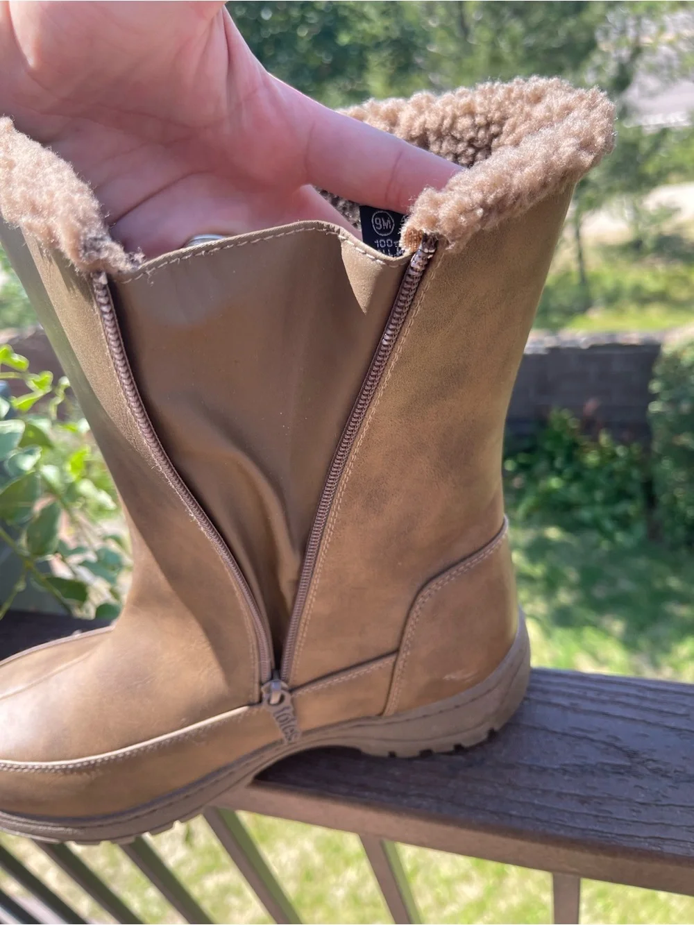 Women’s Totes Nala Boots-Brown Insulated Faux Leather